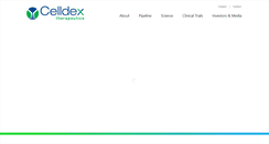 Desktop Screenshot of celldex.com