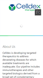 Mobile Screenshot of celldex.com